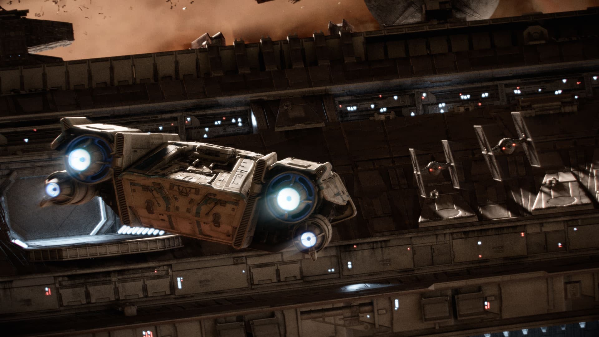 Escorte de TIE Fighters